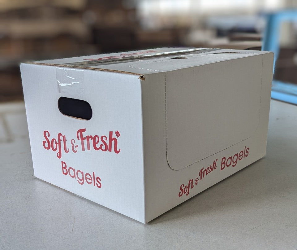 15 3/4 x 12 x 9 Corrugated Bagel Box