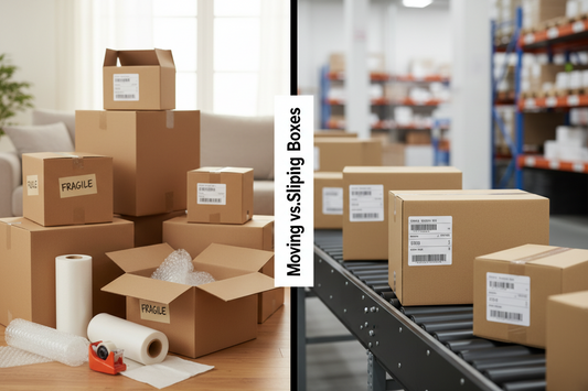 Moving Boxes vs Shipping Boxes: What's the Difference?